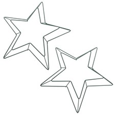  2 Pcs Fil De Fer Pour Couronne Décor Mur Cerceau Floral En Métal