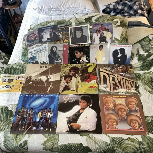 LOT 16 VINYL LP ALBUM Michael Jackson Jacksons 5 VG+ Lyrics 45 Records Pic Sleev