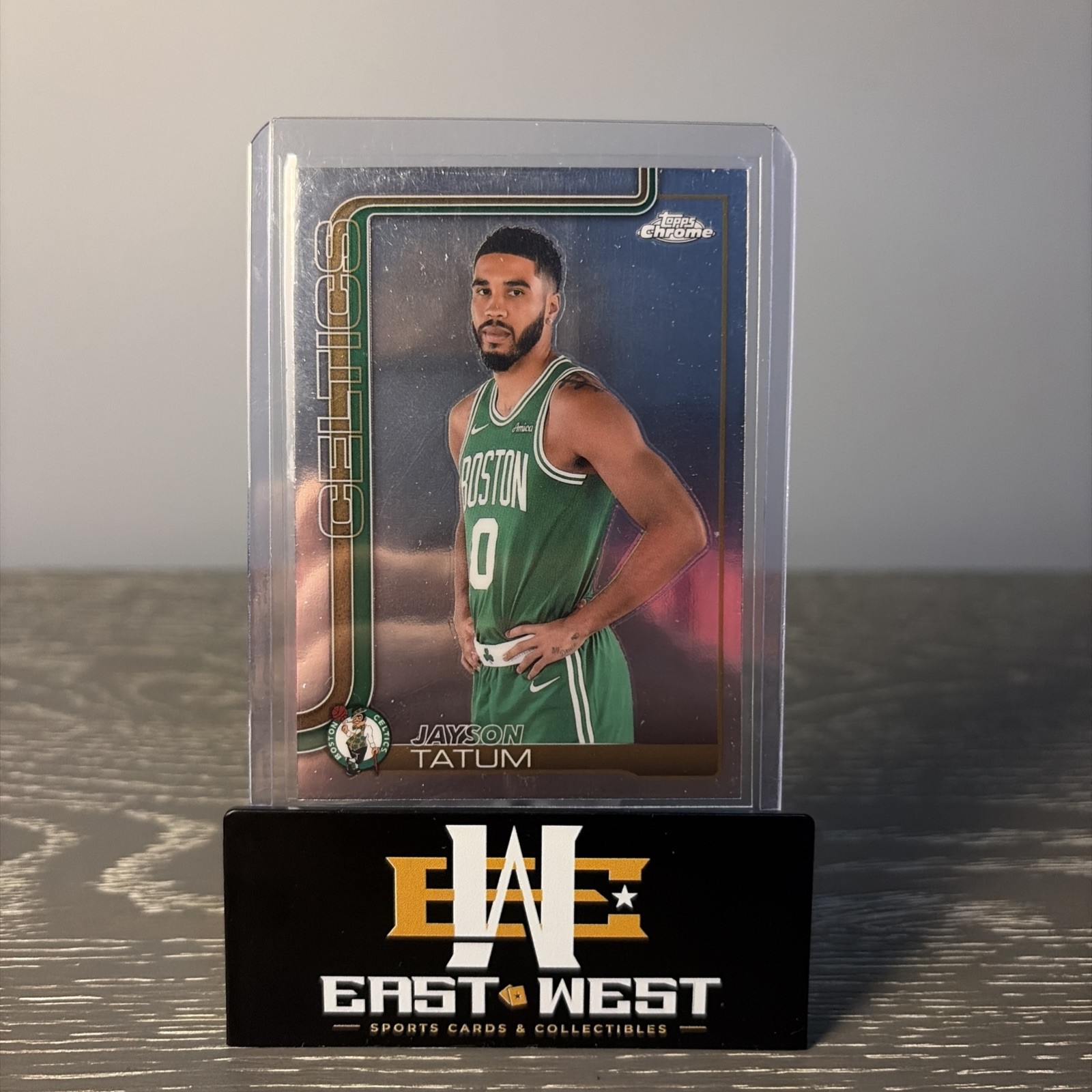 2025-26 Topps Chrome JAYSON TATUM Image Variation SP Card Celtics #49