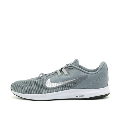 Nike Herren Downshifter 9 Sneaker Grau Mesh Low-Top Running Laufschuh EU 47.5