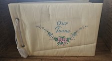 Vintage Unused "Our Twins" Baby Book From Birth To Seven Years