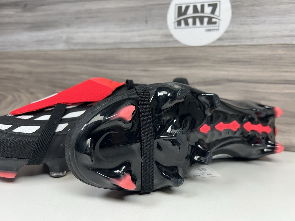 Adidas Cleats PREDATOR PRO FT FG Black White Lucid Red (JS0952