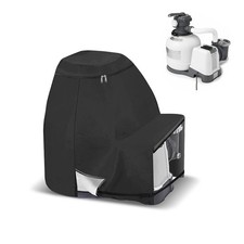 Efficient Pool Pump Sand Filter System Cover Windproof Design for Outdoor Use
