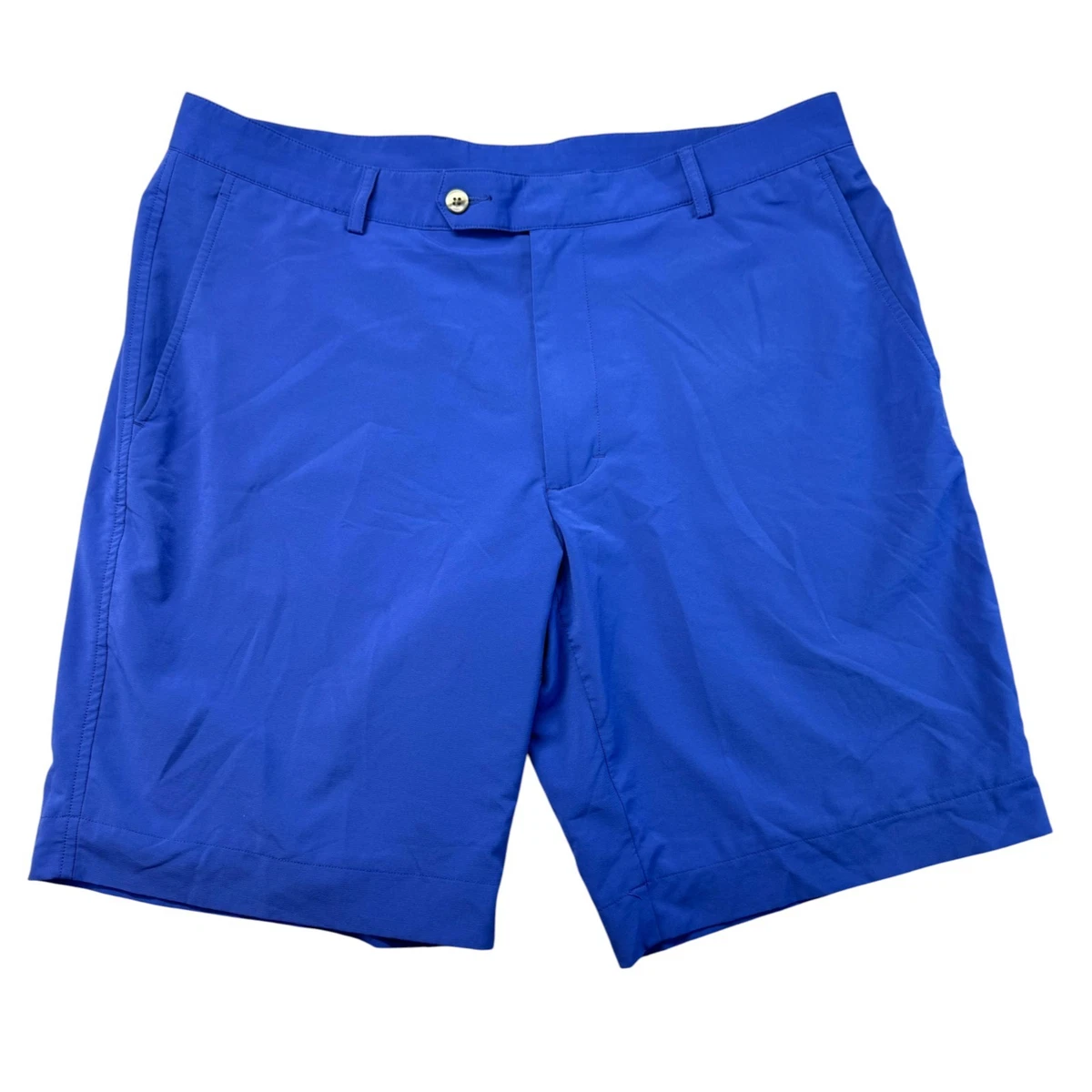 SHORT DROIT À RAYURES ÉTIQUETTE - Écru / Bleu marine | Canada