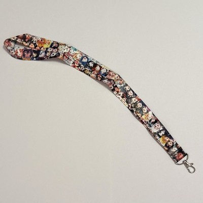 Ahegao Lust Face Kawaii Anime Lanyard Keychain 