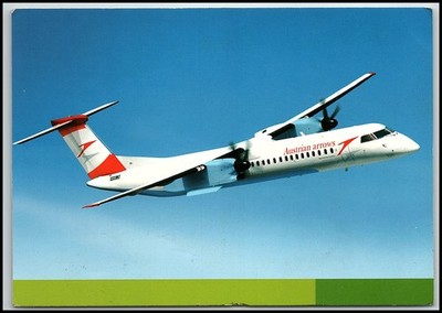 Vintage Austrian Arrows Bombardier Q400 Flugzeug Jet Aircraft Luftfahrt...