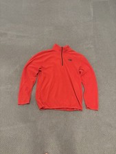 The North Face Men’s Large Red Quarter zip Polartec Fleece