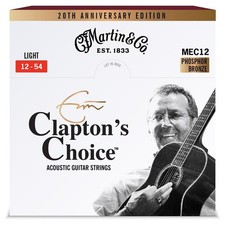 MARTIN MEC12LTD20 ACOUSTIC GUITAR STRINGS CLAPTONS CHOICE LIMITED EDITION 12-54