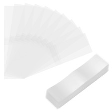 400Pcs Clear Perforated Shrink Band 122x35mm Fits Cap Diameter 75-76mm