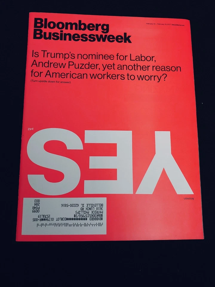 Bloomberg Business Week Magazines: Lot of 14 - All From 2017 - Image 3 of 4