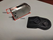 24X Glass Clamp Stainless Steel 304 Clip Flat Back Bracket For Balustrade 6-12MM