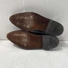 Giorgio Brutini Black Patent Leather Pointed Toe Tile Detail Loafers Size 8.5 D — photo 7