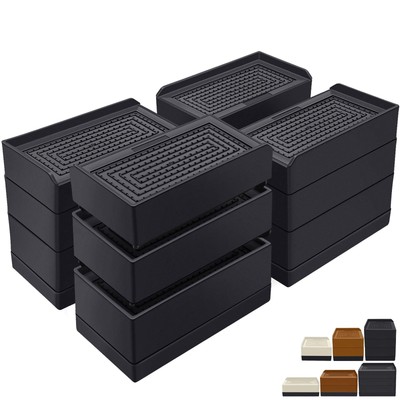 ANNKUT Furniture Risers 4 inch, Heavy Duty Furniture Elevator in Heights of 1...