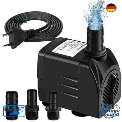 Tauchpumpe 1800L 25W 3 Düsen 13 3