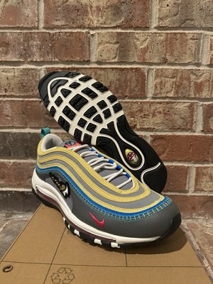 New 11.5 Nike Air Max 97 SE Air Sprung Grey Phantom Yellow Worm DH4759-001 Men