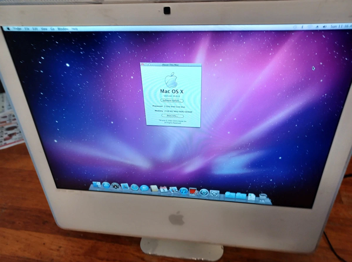 Apple iMac Mac OS X 10.6, Snow Leopard Apple Desktops & All-In-One 