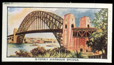 Tabakkarte, CWS, Famous Bridges, 1937, Sydney Harbour Bridge, #1