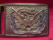 MILITARIA CONFEDERATE STATES OFFICER'S BELT BUCKLE