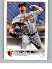 2022 Topps Alex Wells 118 Rookie Card RC Baltimore Orioles