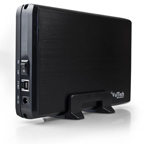 Kdouehg – Guscio Per HDD SATA Da 3,5 Pollici Con Adattatore USB 3.0 E Alimentatore EU, Supporta Fino A 10TB