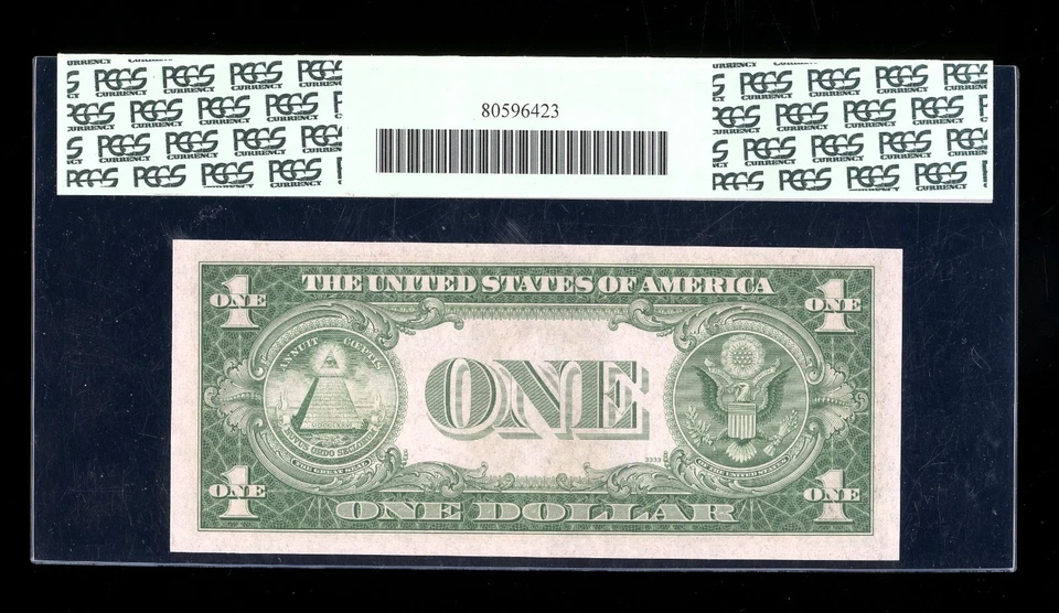 DBR 1935-A $1 North Africa Silver Fr. 2306 RC Block PCGS 64 PPQ Ser # R99724733C - Image 2 of 2