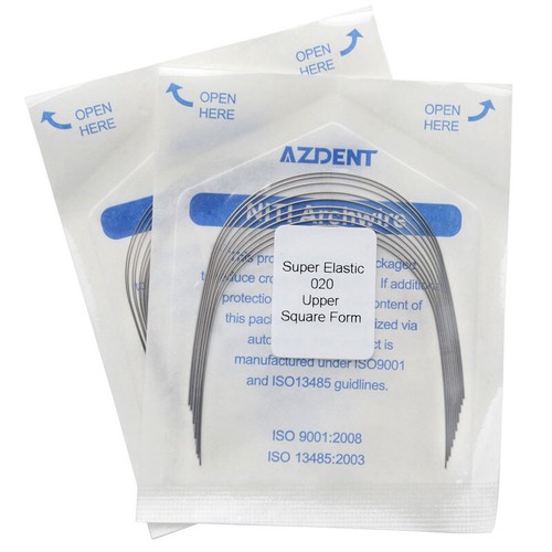 AZDENT Dental Orthodontic Super Elastic Nitinol Arch Wires Square Round Shape - Picture 69 of 82