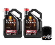 10L Motul 8100 X-CLEAN + 5W30 Wix XP Filter Motor Oil Change Kit API SN/CF