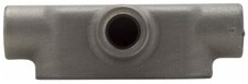 Crouse-Hinds T47-CG, 1-1/4", Form 7, T-Type, Conduit Body with Gasket/Cover, 1pc