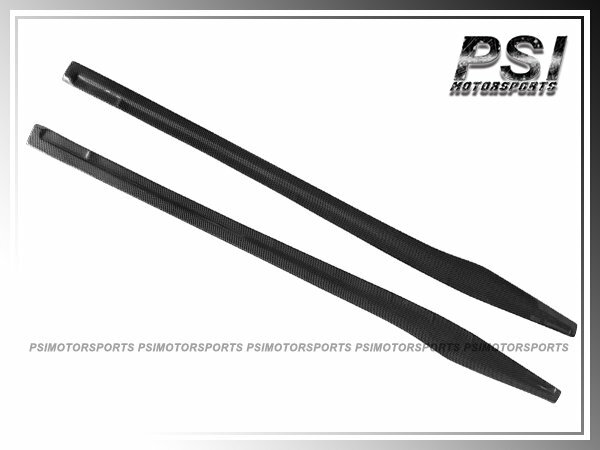 L Type Carbon Fiber Side Skirt Extension Lip For 2004-2009 Ferrari F430 /Spider