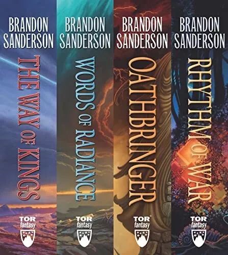 Brandon Sanderson Stormlight Archive 4 HARDCOVER BOOK COMPLETE SET NEW  EXPEDITED