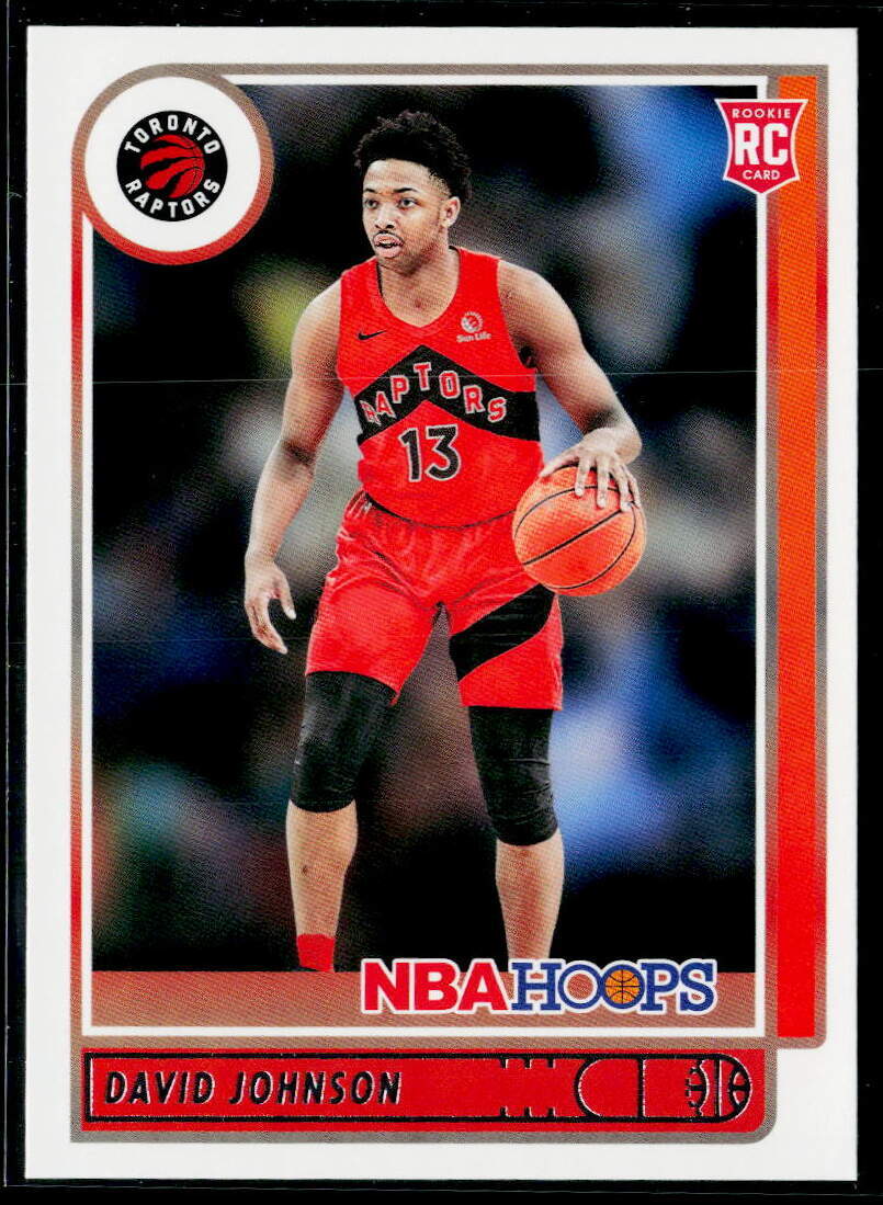 2021-22 Hoops #222 David Johnson RC