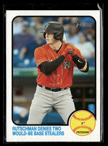 2022 Topps Heritage Minor League #108 Adley Rutschman Rookie