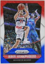 2015-16 Panini Prizm #63 Kris Humphries Red White & Blue Prizm Washington Wizard