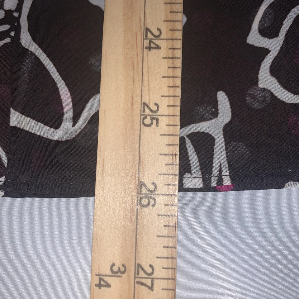 Top reversible sin mangas Evan Picone para mujer marrón/blanco/rosa talla 16 #1056 Foto 3 de 4