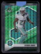 2021 Panini Mosaic #127 Byron Jones Prizm Green Miami Dolphins