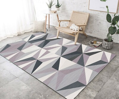 3D Black Gray Graphics NAO2720 Game Rug Mat Elegant Photo Carpet Mat Fay