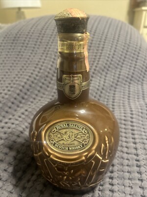 Chivas Royal Salute Scotch Whisky Empty Bottle With Bag