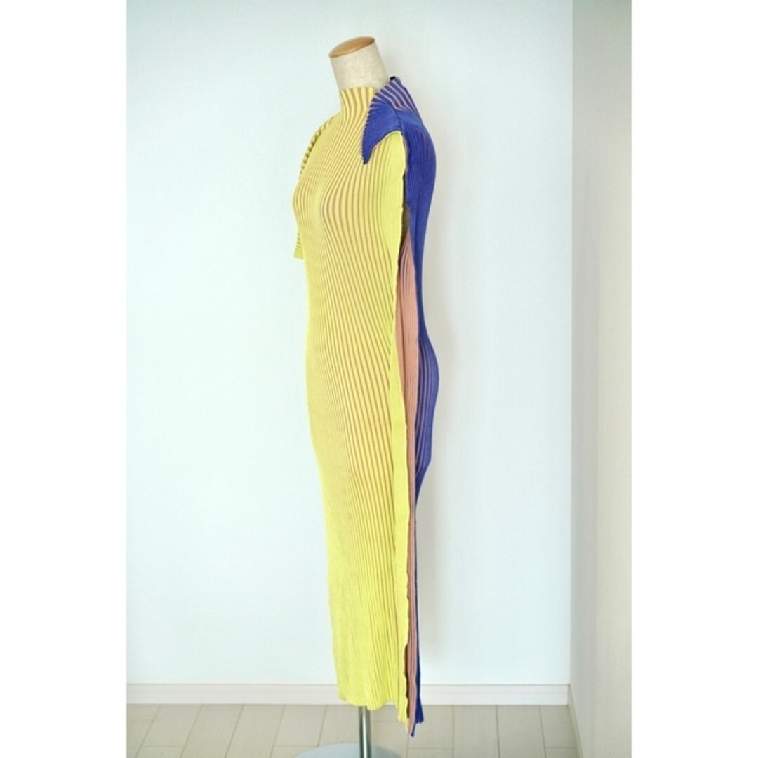 ワンピース MUGLER Woman Dress Blue 25P6RO1616242 6048 Thierry MUGLER Dress in Cerulean-petroleum Blue Cotton