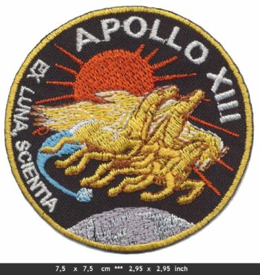 APOLLO 13 XIII Patches Aufnäher Weltraum Raumfahrt NASA Lovell Swigert Young