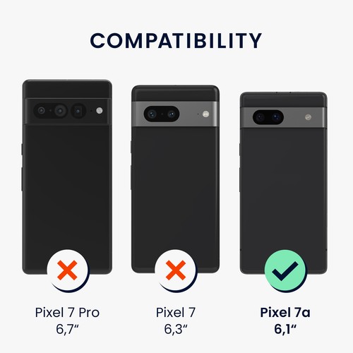 Coque souple en silicone pour Google Pixel 7a - Photo 2/8