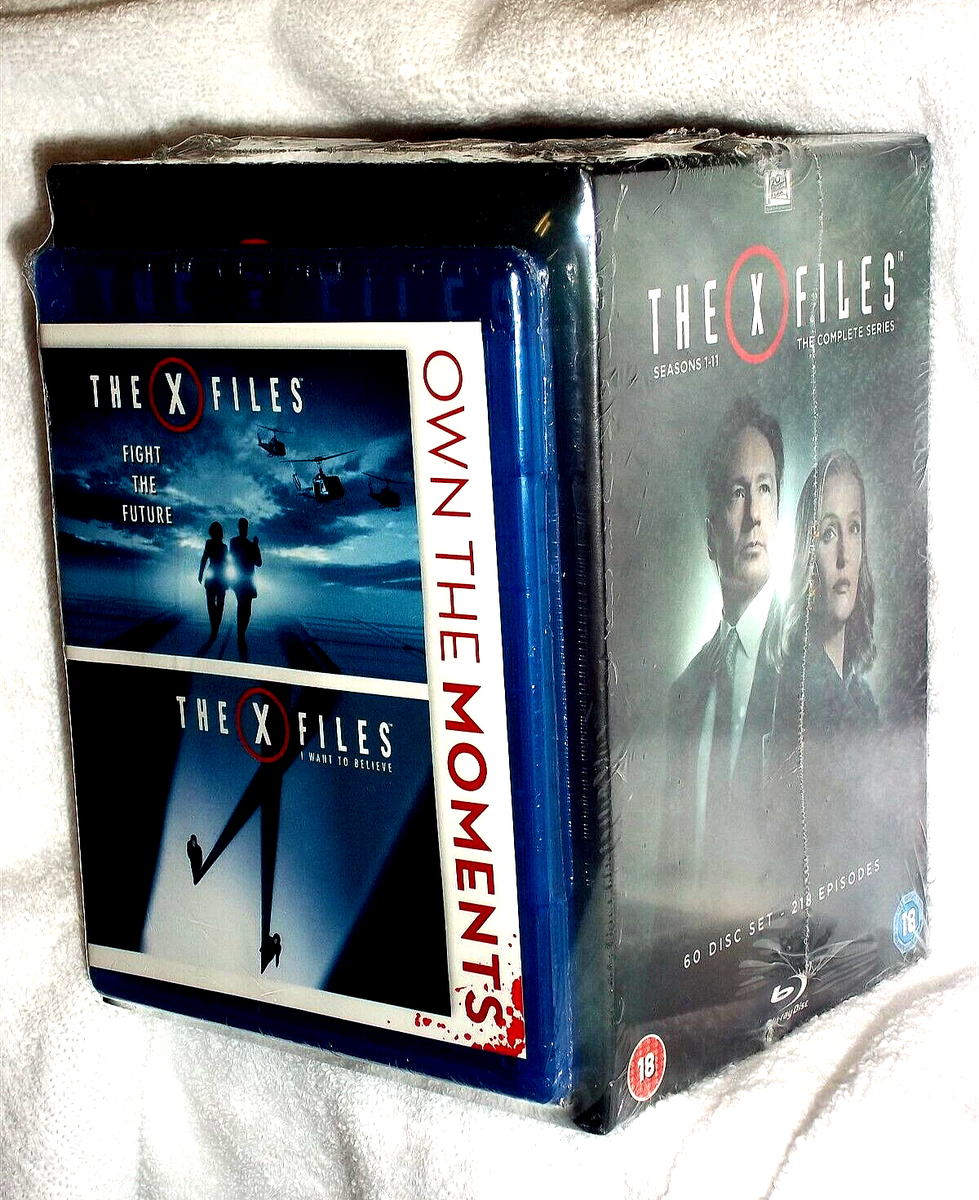 X-Files The Complete Series + 2 Movies (Blu-ray, 2020, 62-Disc