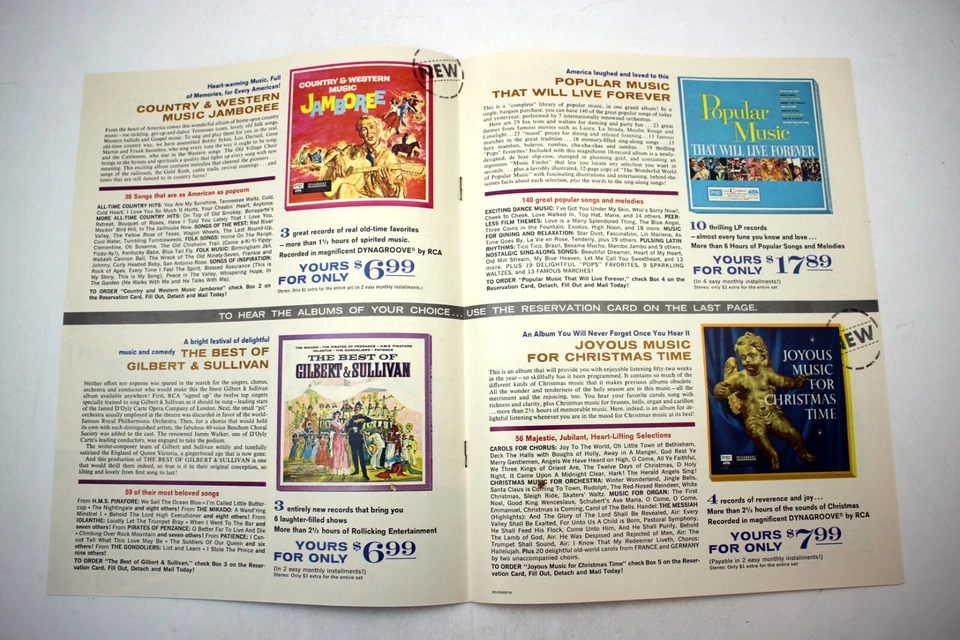 Readers Digest Custom Record Album Music Catalog Welcome Magazine 1964 - Imagem 4 de 4