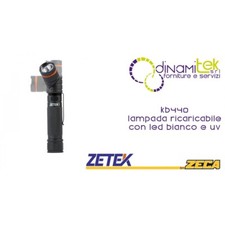 KB440 LAMPADA RICARICABILE CON LED BIANCO E UV ZETEK