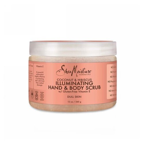 Coconut & Hibiscus Hand & Body Scrub 12 Oz By Shea Moisture - Picture 1 of 1