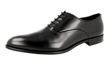 PRADA Leather Oxford Pointed Dress Shoes - 2EA099 - Black NEW -  US 11 EU 44