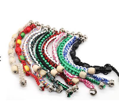 Hand Woven Wrist/Anklet Pipe Bracelet Hidden Smoking Pipe & Screen