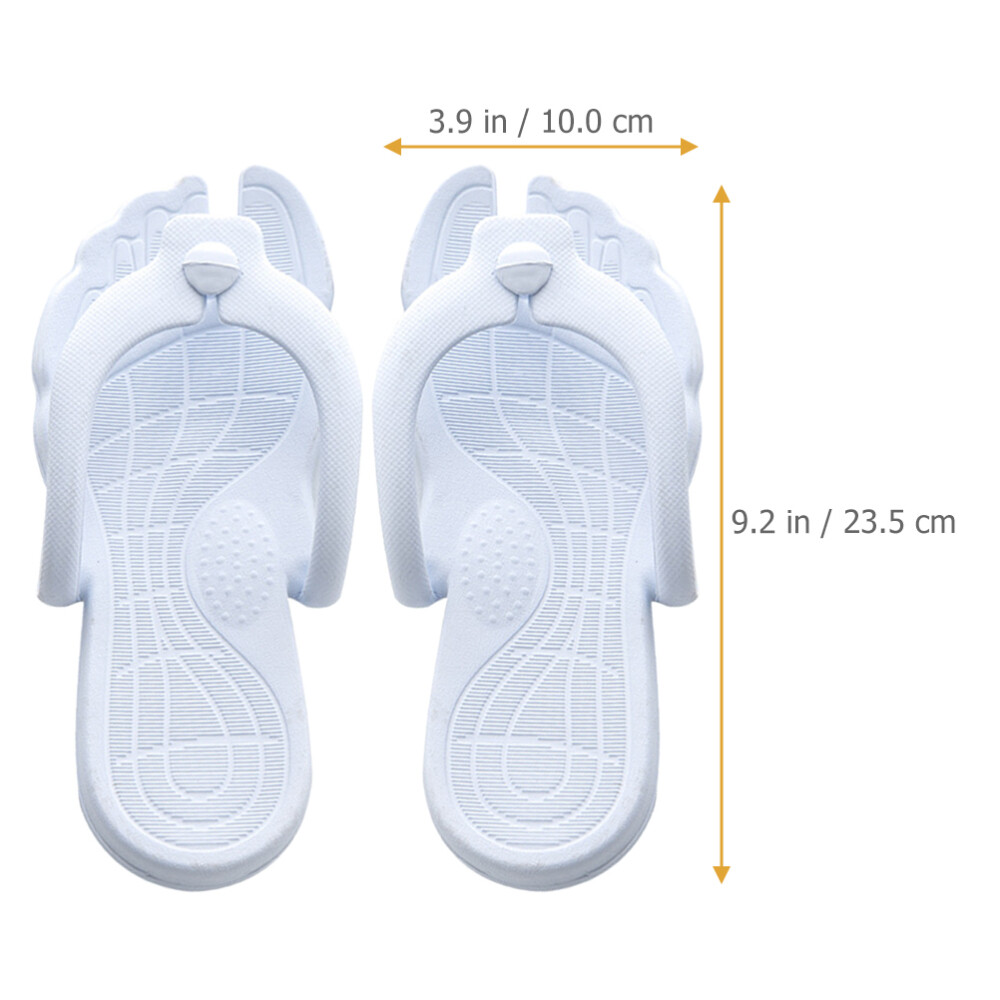 APL Confezione 3 Ciabatte Pieghevoli Anti Doccia Antiscivolo Sandali Spiaggia Uomo Donna Viaggio