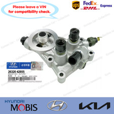 2632042855 Genuine Oil Filter Bracket Assembly for Hyundai Galloper