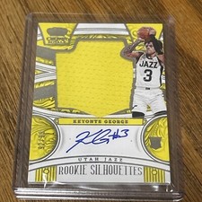 2024  Crown Royale Keyonte George Rookie Silhouettes Auto /99 On Card
