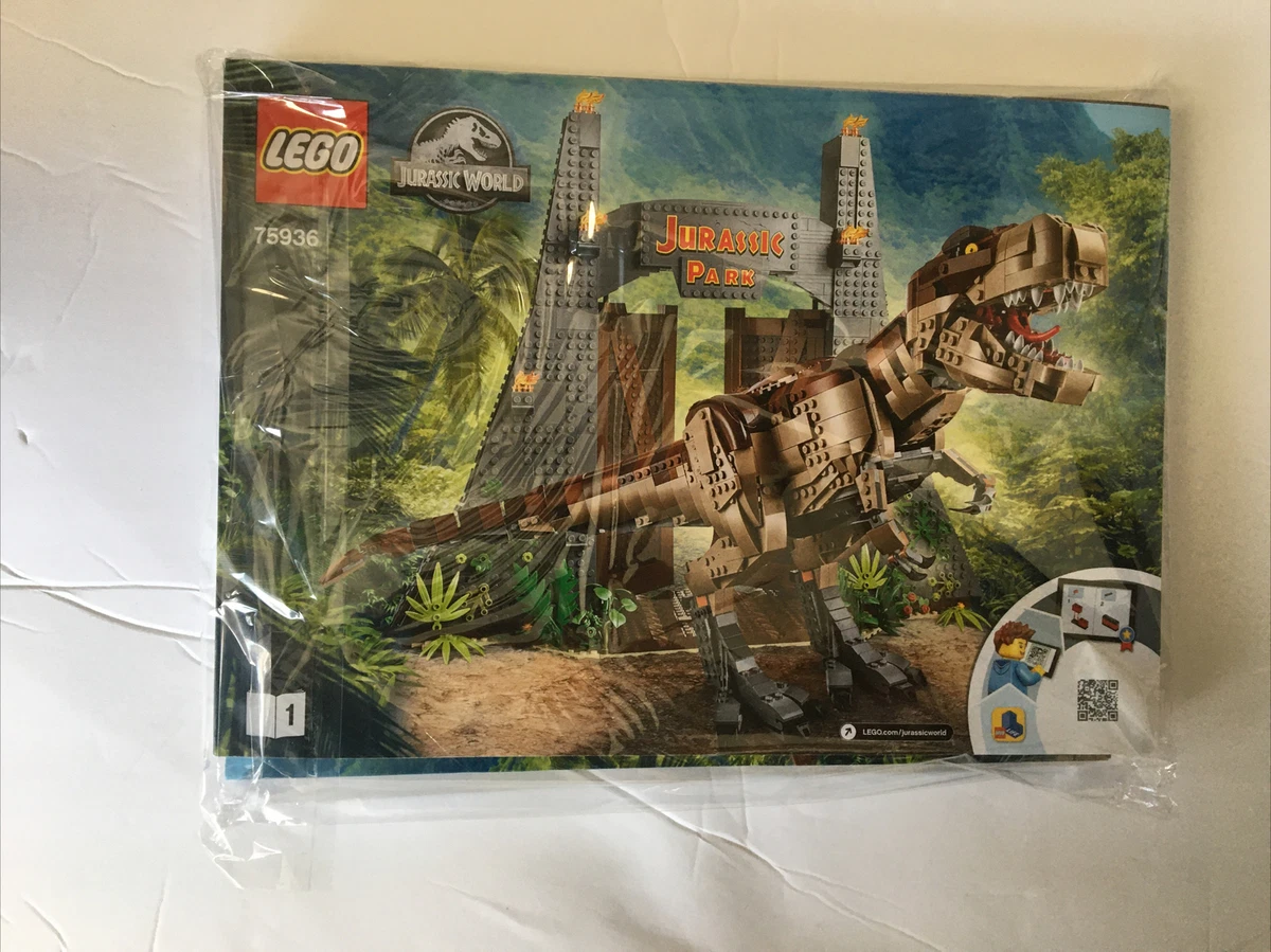 Lego jurassic park t rex rampage instructions hot sale